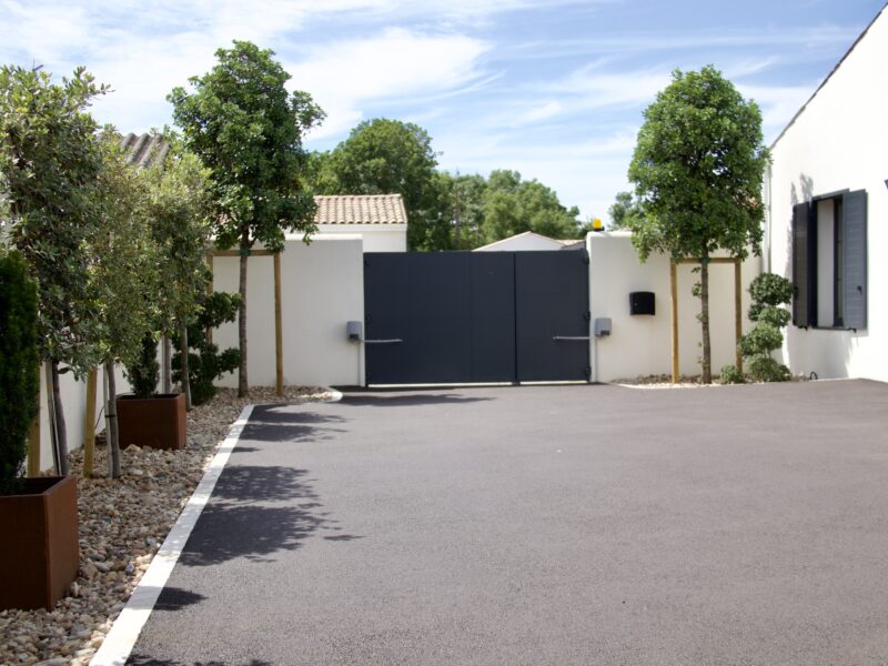 revêtement parking maison - IDEALLEE