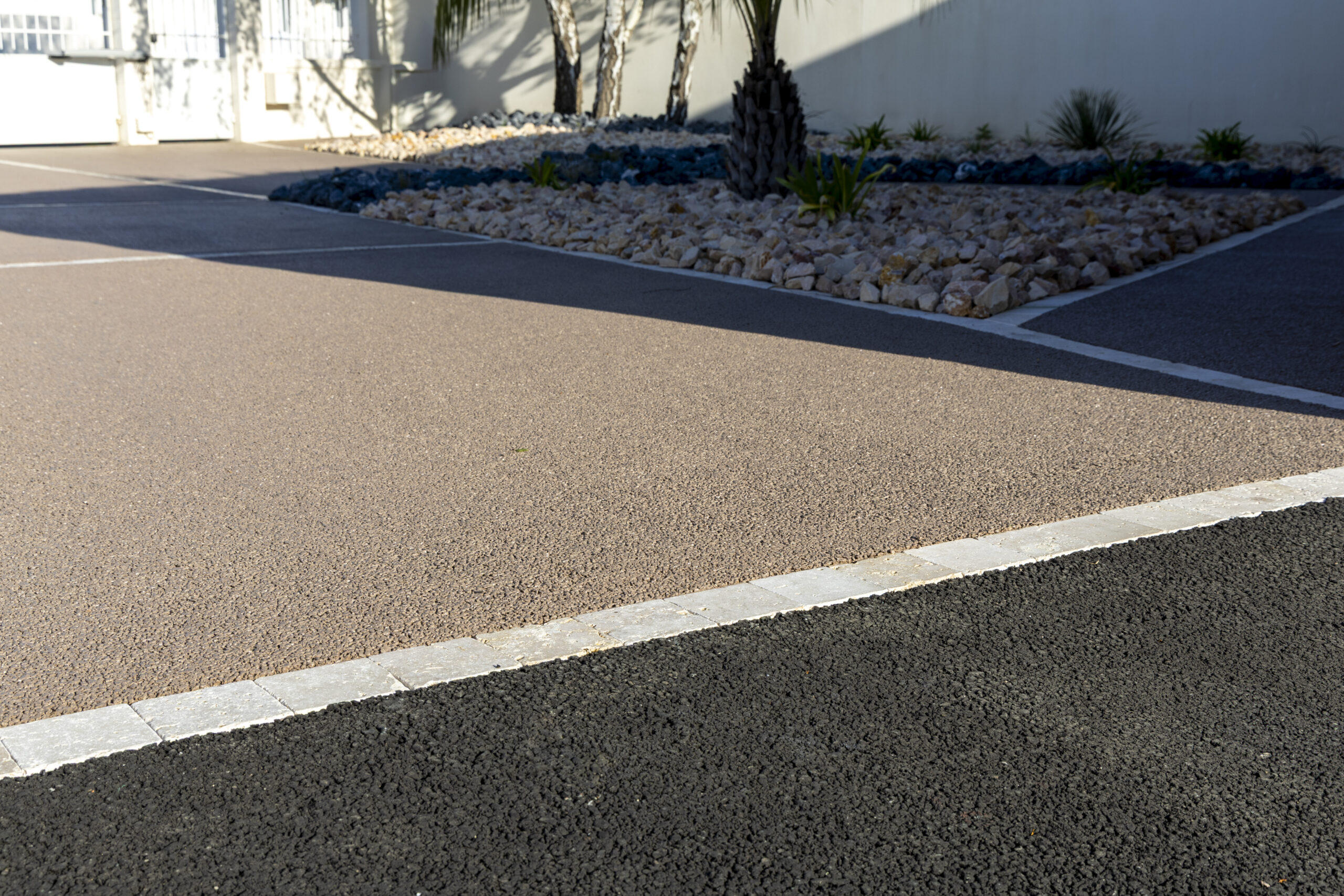 allée - béton poreux noir et pavage - Ideallée 17 Aytré 4