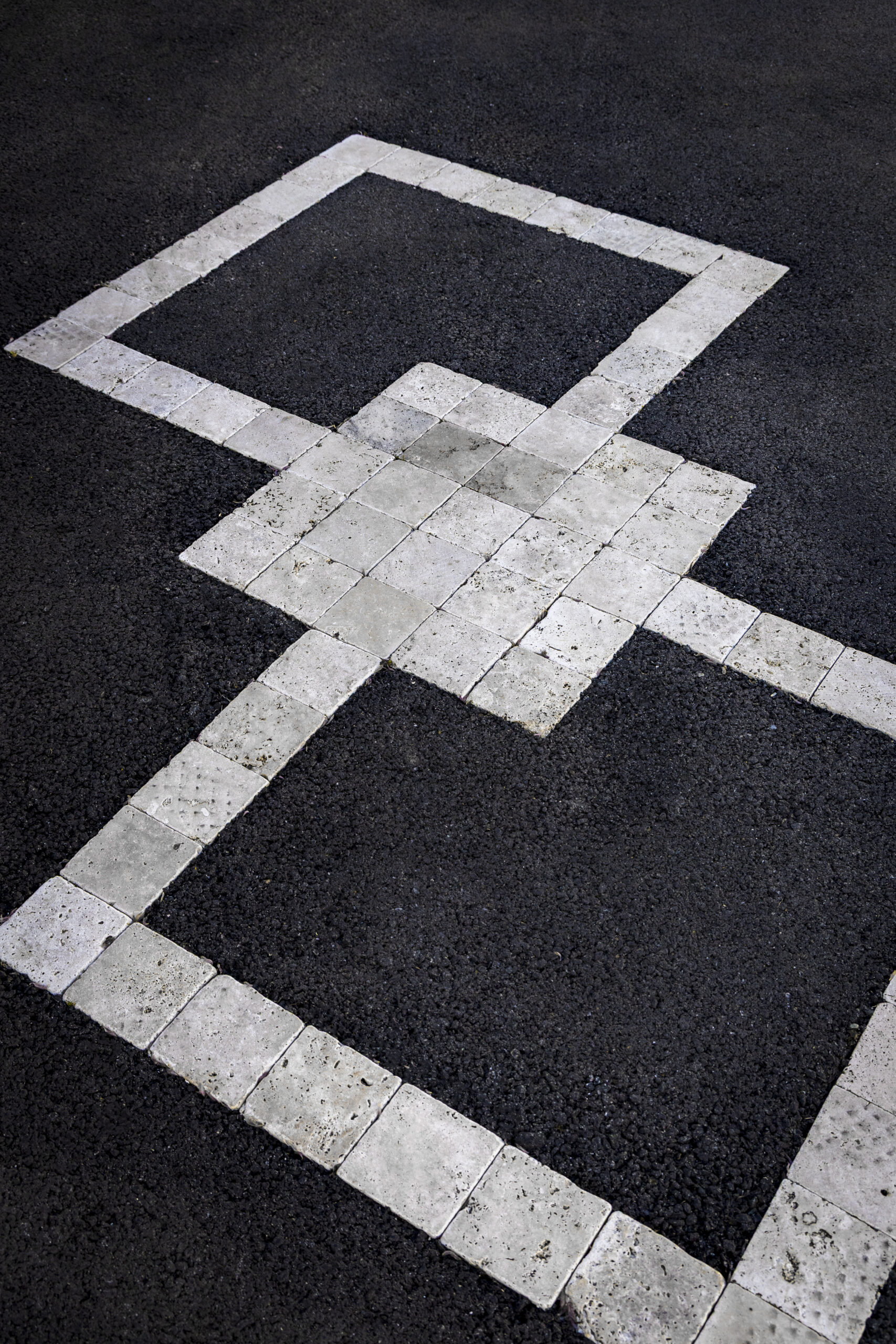 allée - enrobé noir - pavage - Ideallée