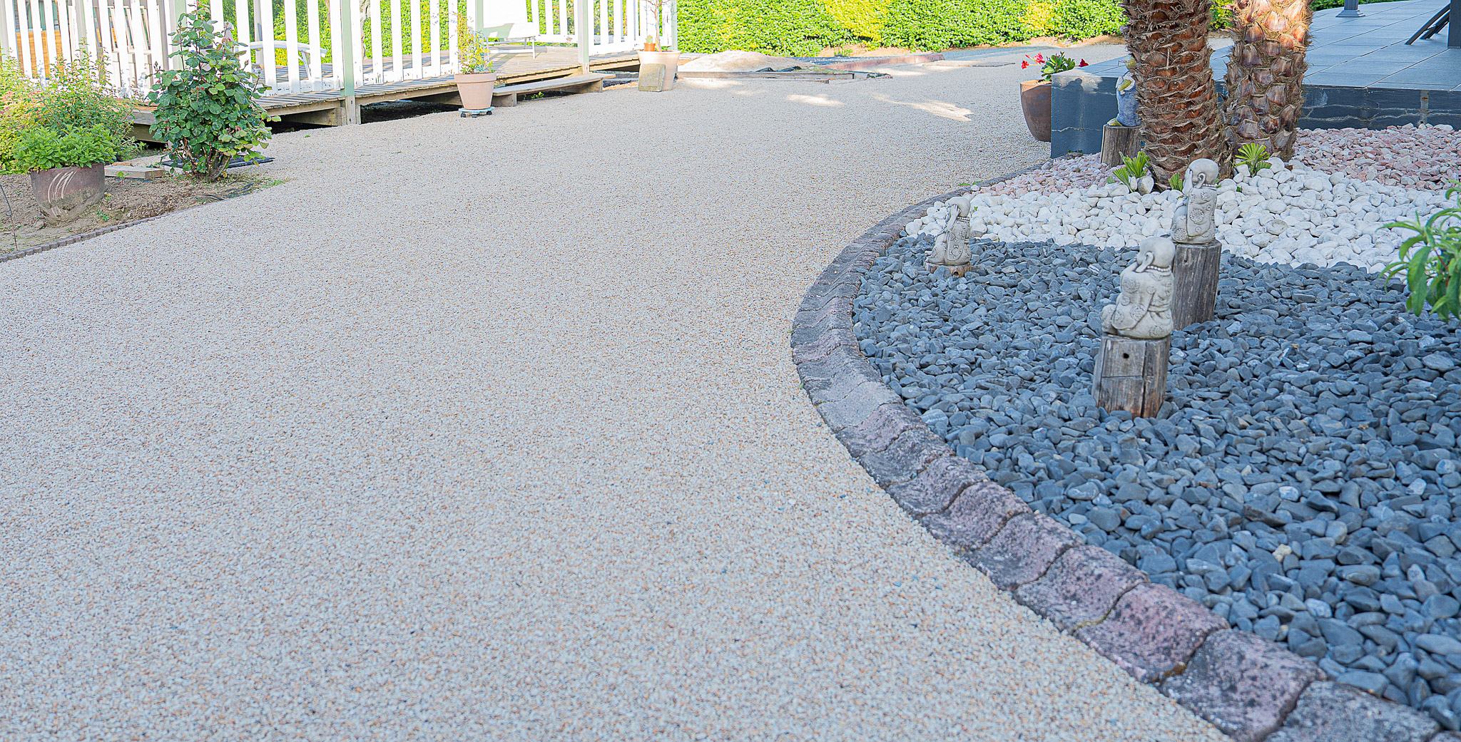 Cour - bicouche beige - Ideallée