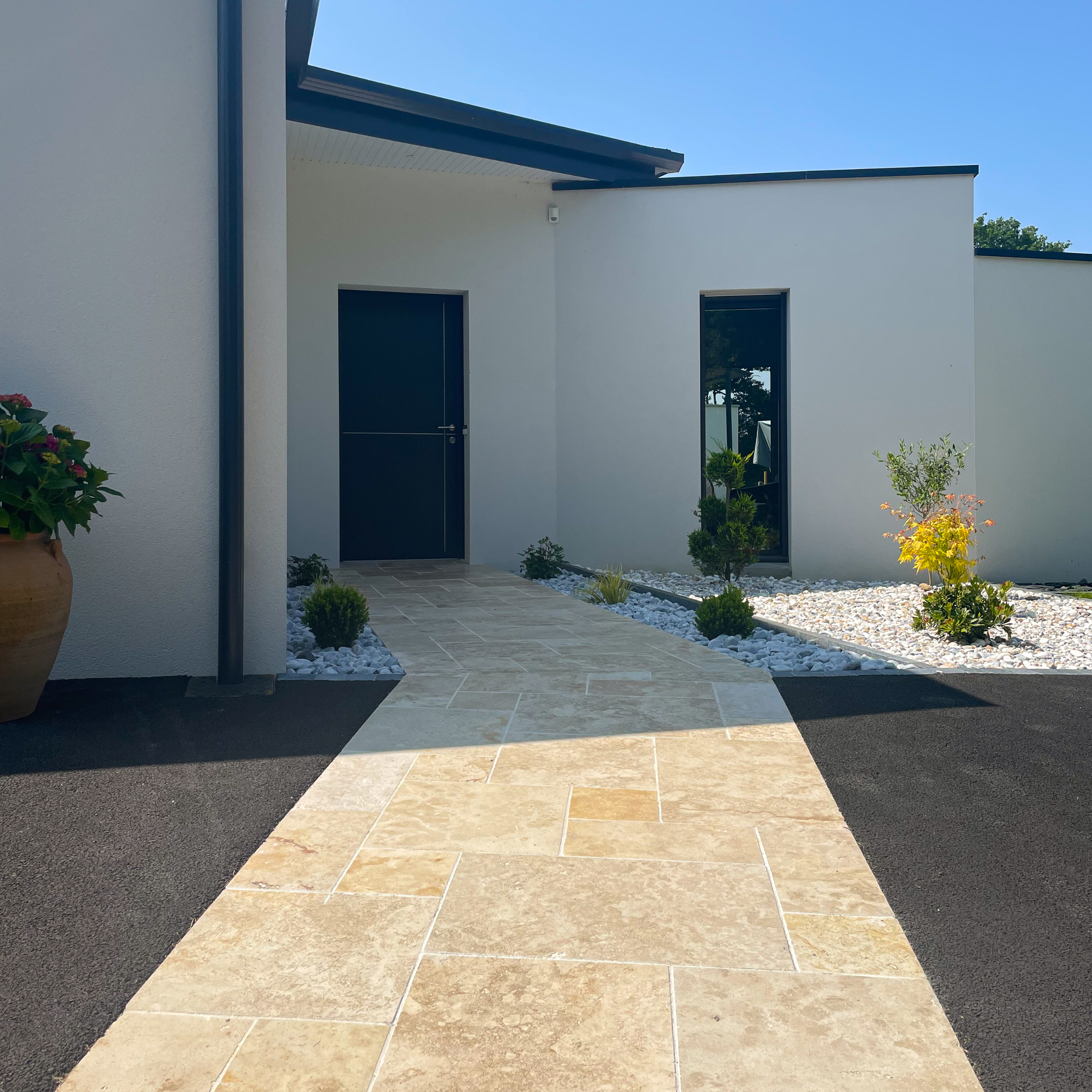 allée de garage pavés